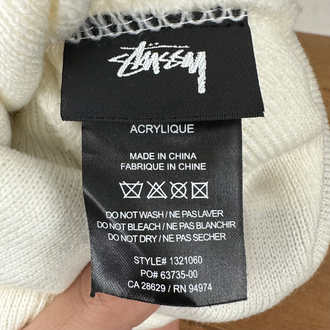 스투시 자가드 커프 비니 상품이미지5