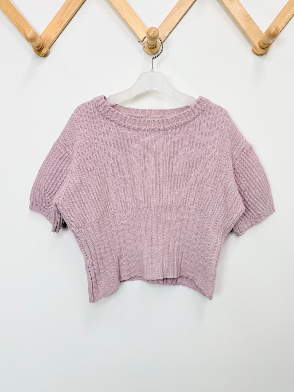 시눈 퍼프 울 반팔니트 상품이미지3