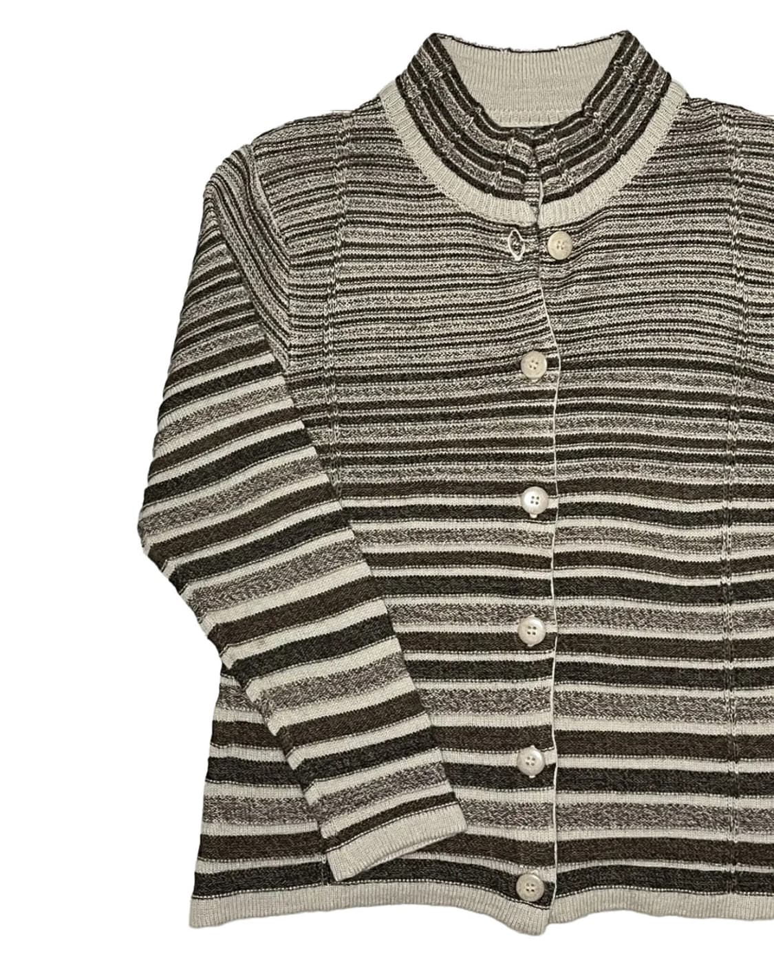 Brown knit cardigan 상품이미지3