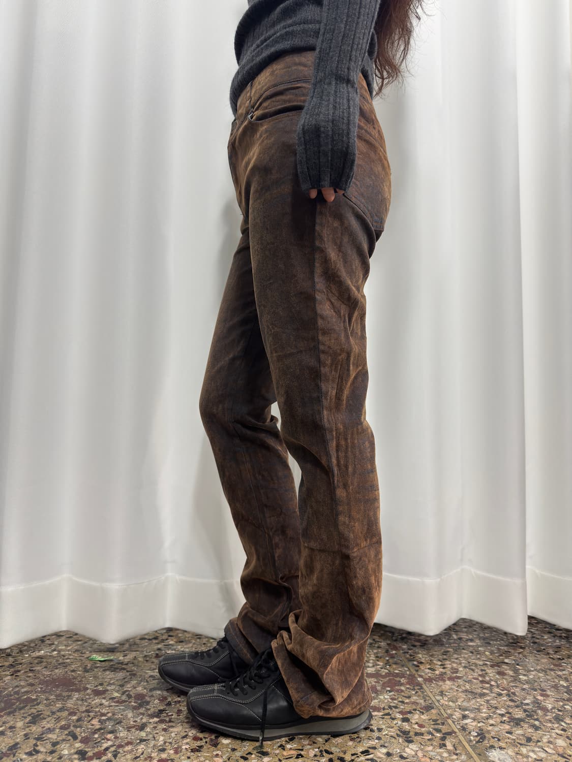 weatherland basics grunge bootscut pants 상품이미지4
