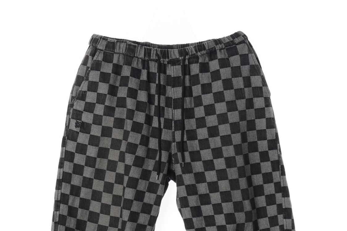 브라운브레스 빈티지 워싱 체크 와이드 밴딩 팬츠 XL 상품이미지3