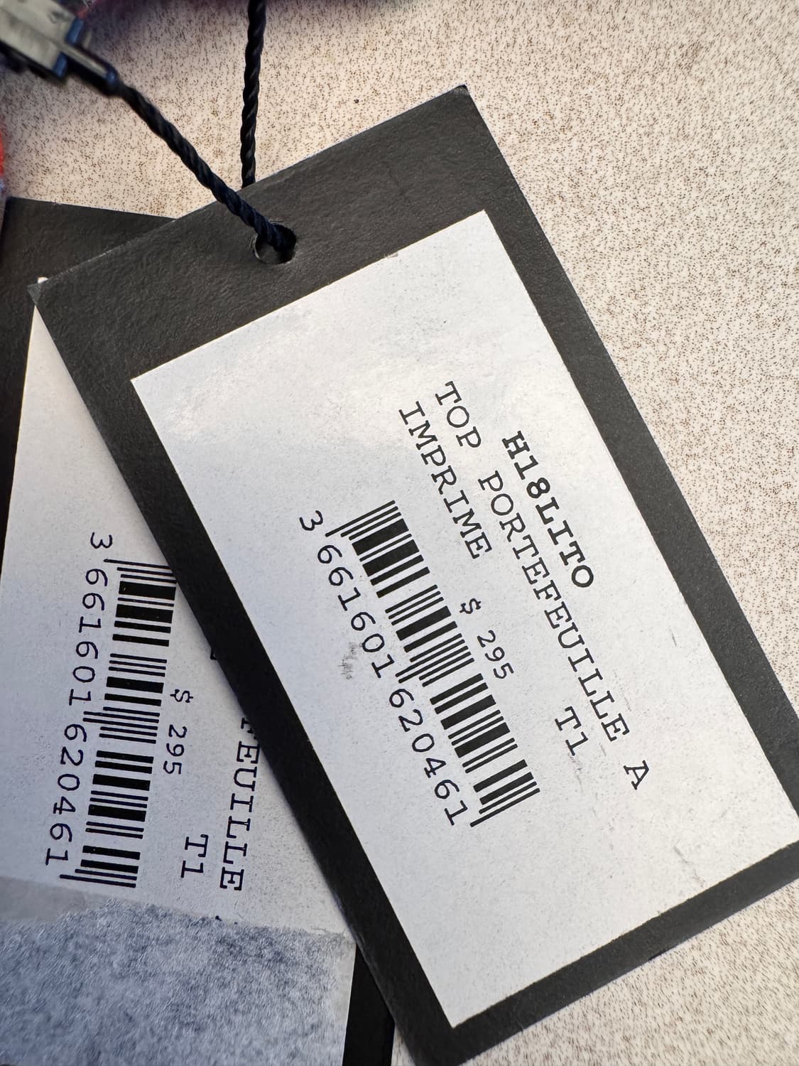 텍있는 새상품 maje 레드 레오파드 랩 블라우스 1(44,55가능) 상품이미지3