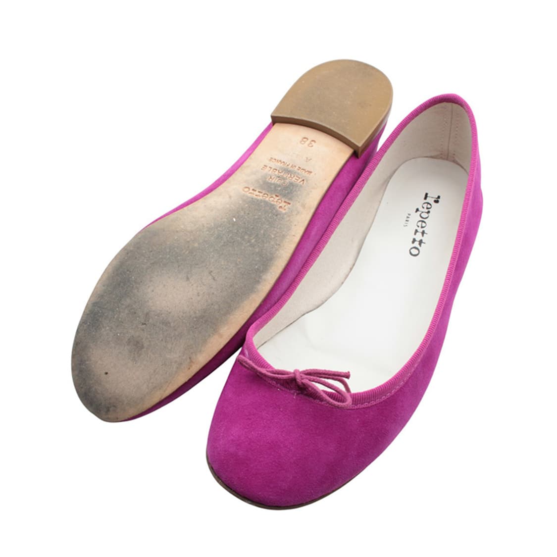 레페토 퍼플 페이던트 플랫슈즈(38) 상품이미지3