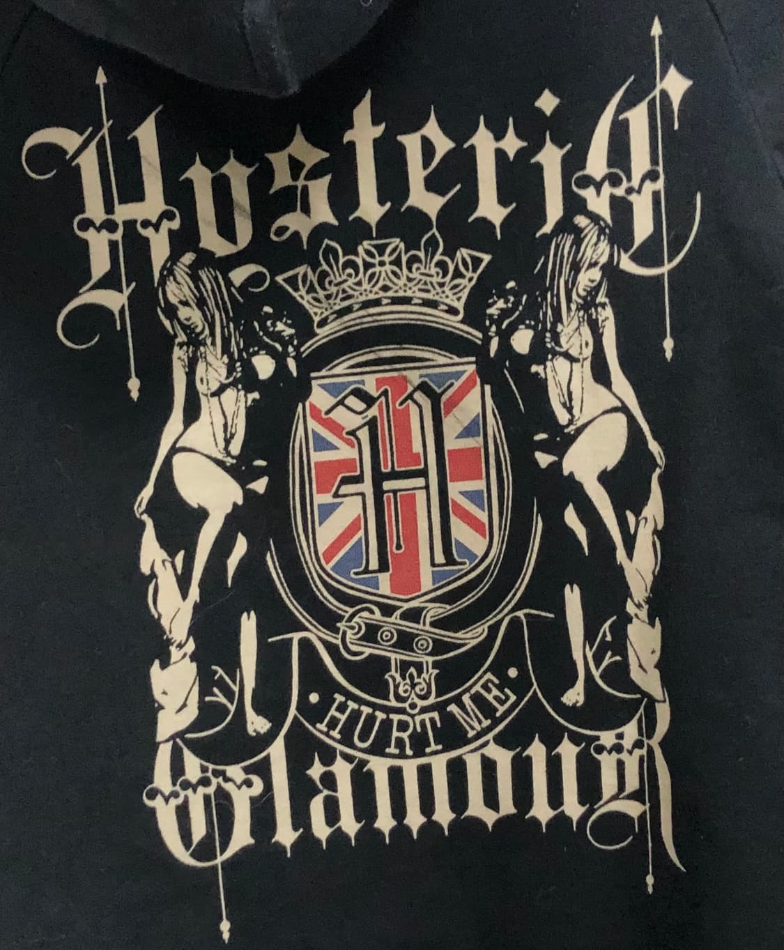 히스테릭 글래머 섹시핏 영국맛프린팅 후드집업 상품이미지3