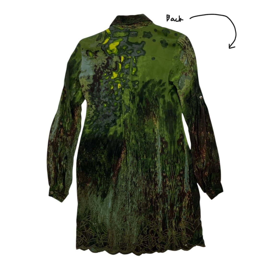 아돌프 도밍게즈 얇은 원피스 가운 S 상품이미지2