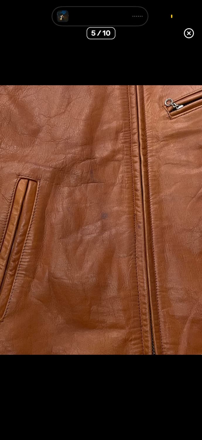 Indian motorcycle horsehide jacket 상품이미지5