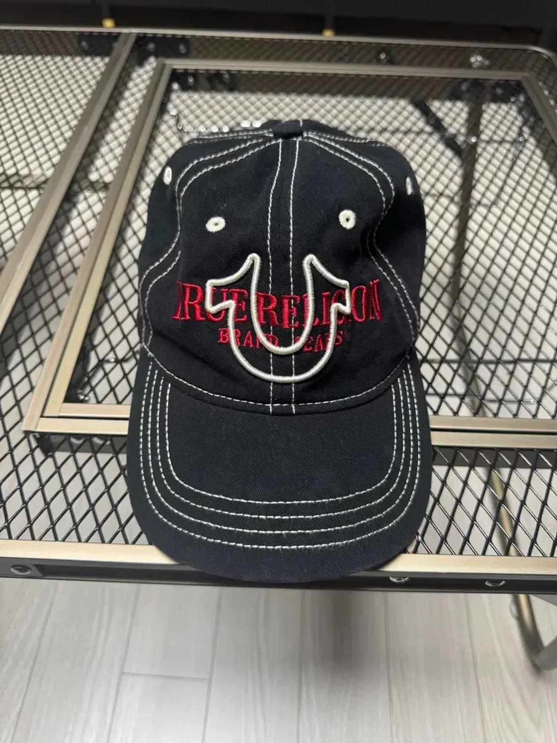 트루릴리젼 데님 스티치 볼캡 상품이미지1