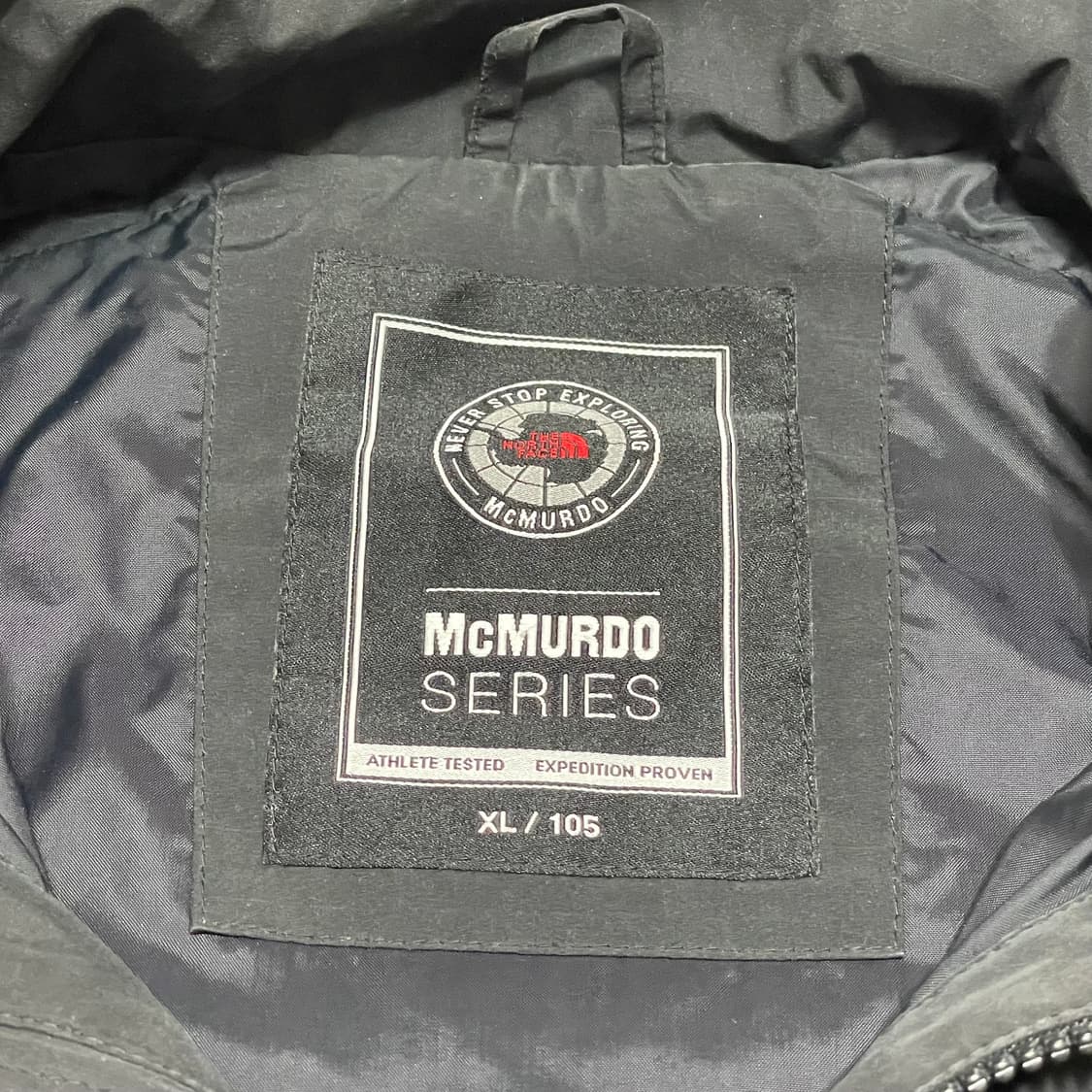 노스페이스 맥머도 블랙 바람막이 야상자켓 남성XL 상품이미지5