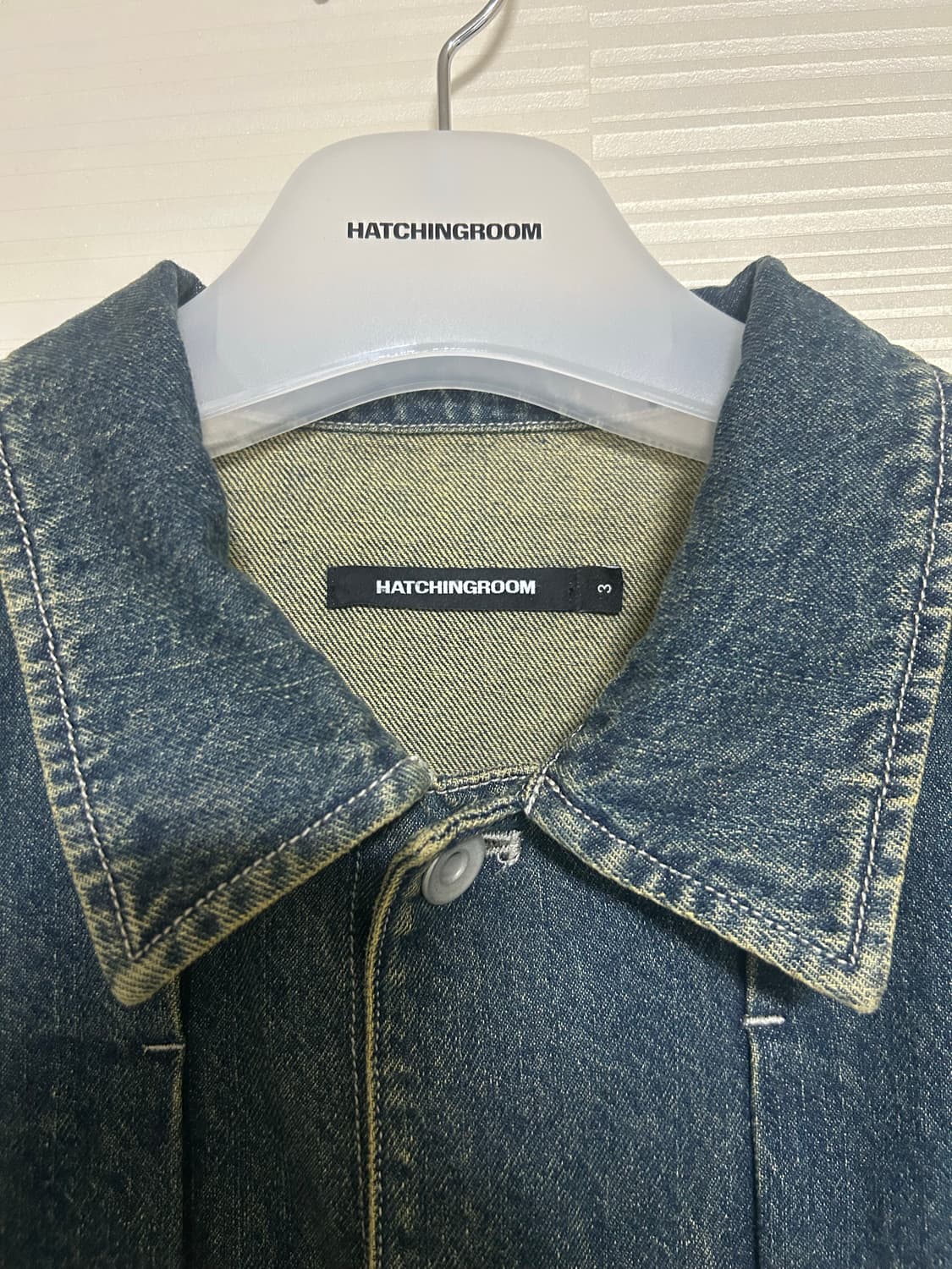 해칭룸 Trucker Jacket Vintage Blue 3사이즈 상품이미지4