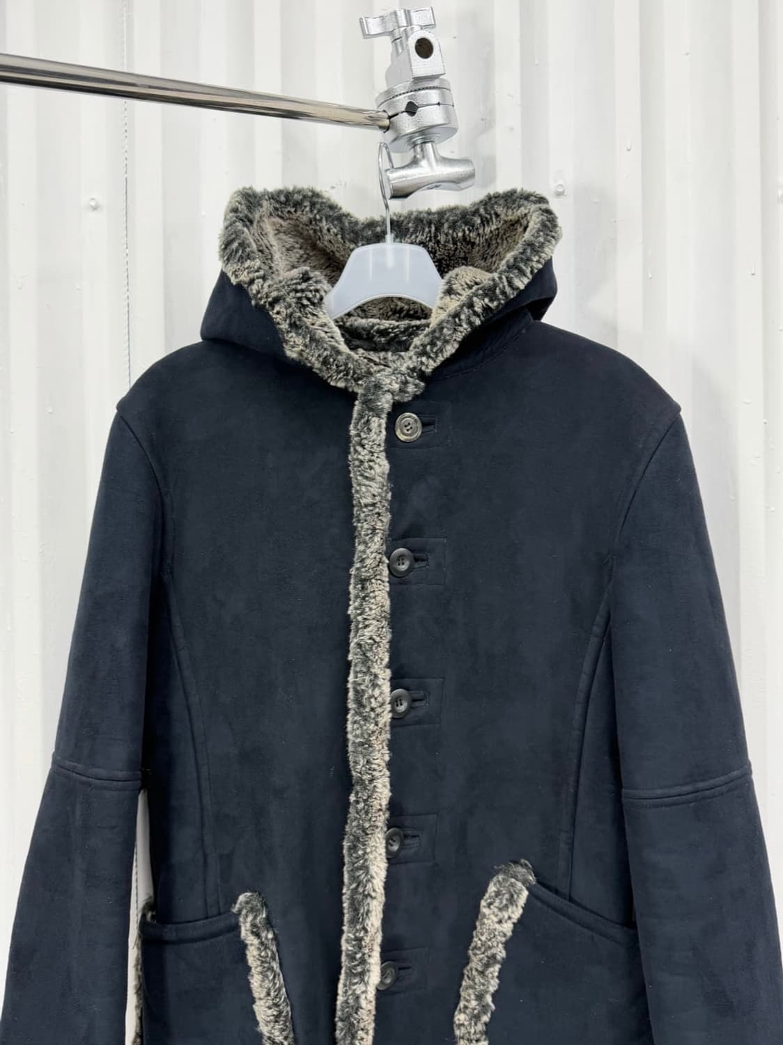 Ppfm 퍼 후드 코트 상품이미지5