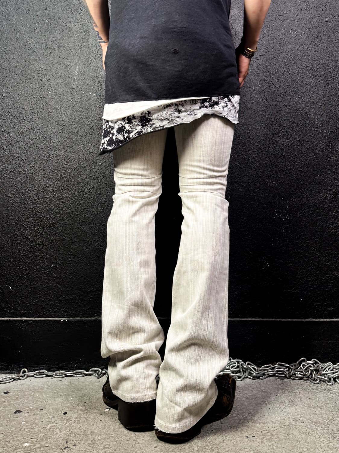 Python Detail Boot-cut Pants 상품이미지3
