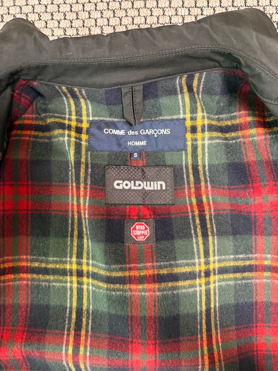 꼼데가르송 옴므 X 골드윈 자켓 (S) 상품이미지3