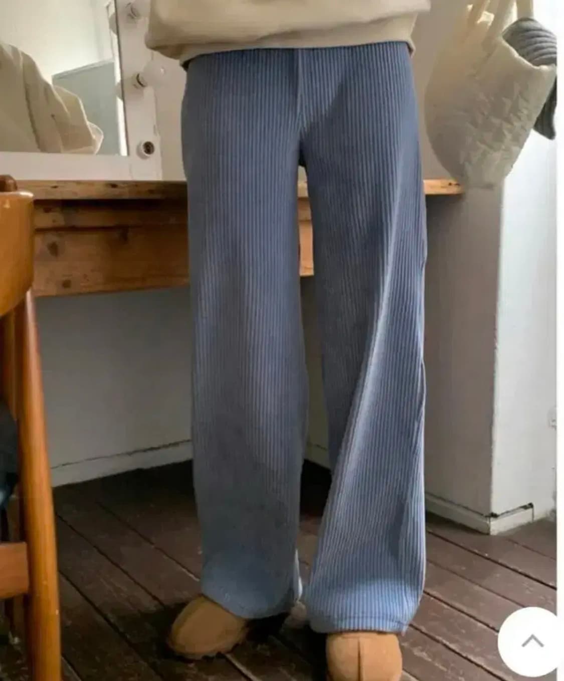 오디너리먼트 벨루어 벨벳 팬츠 소라 상품이미지2