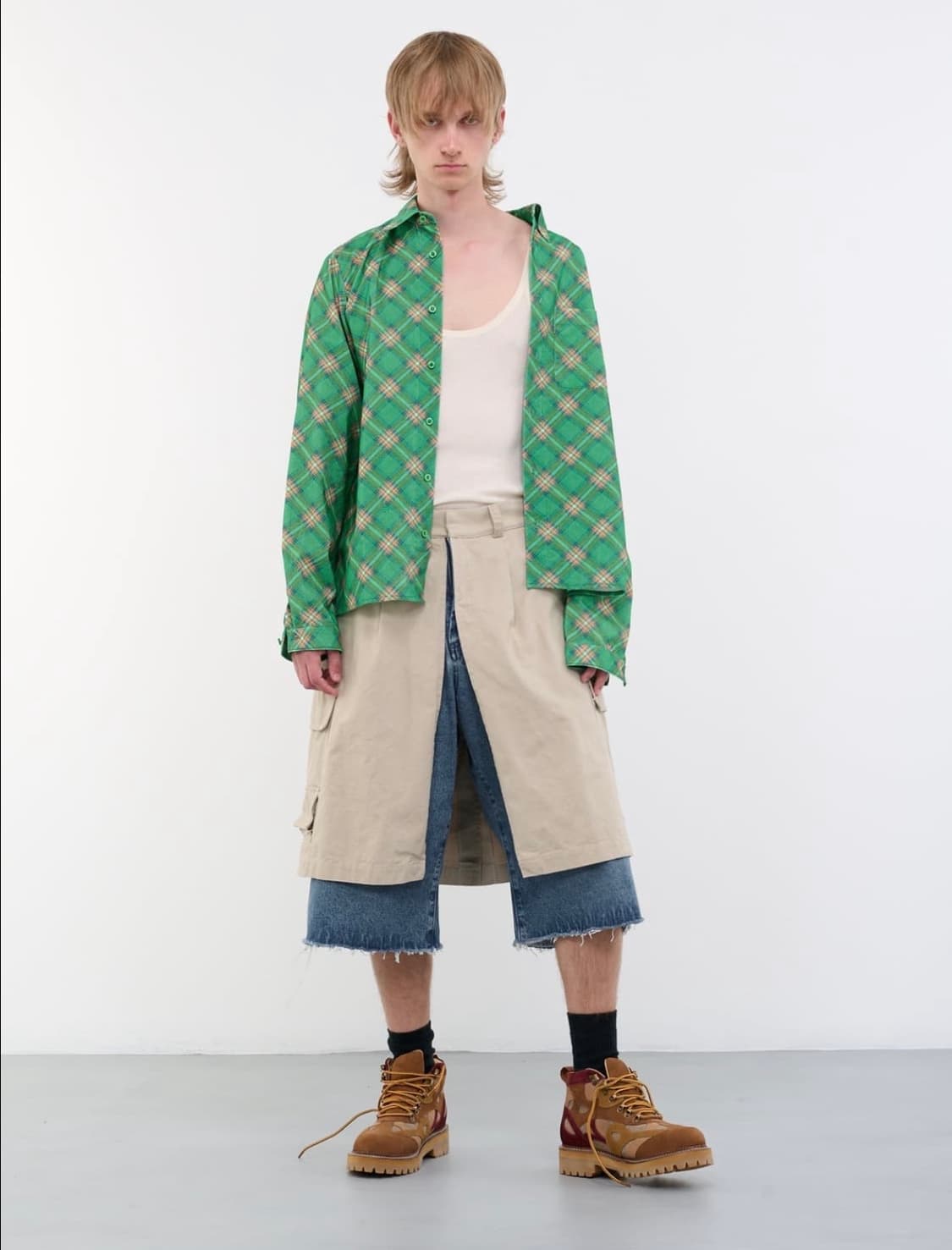 ERL 체크 패턴 셔츠 상품이미지6