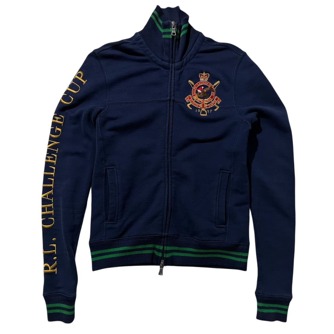 폴로 랄프로렌 기마 크레스트 로고 투웨이 집업 코튼 자켓 상품이미지2