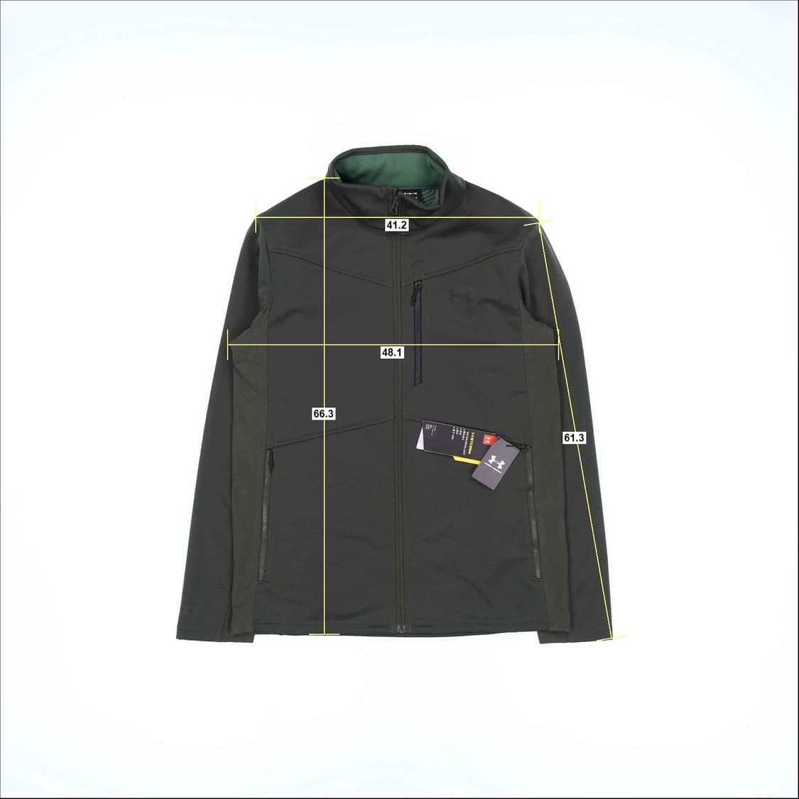 [M] 새상품 언더아머 남성 콜드기어 기능성 집업 자켓 N6862 상품이미지8