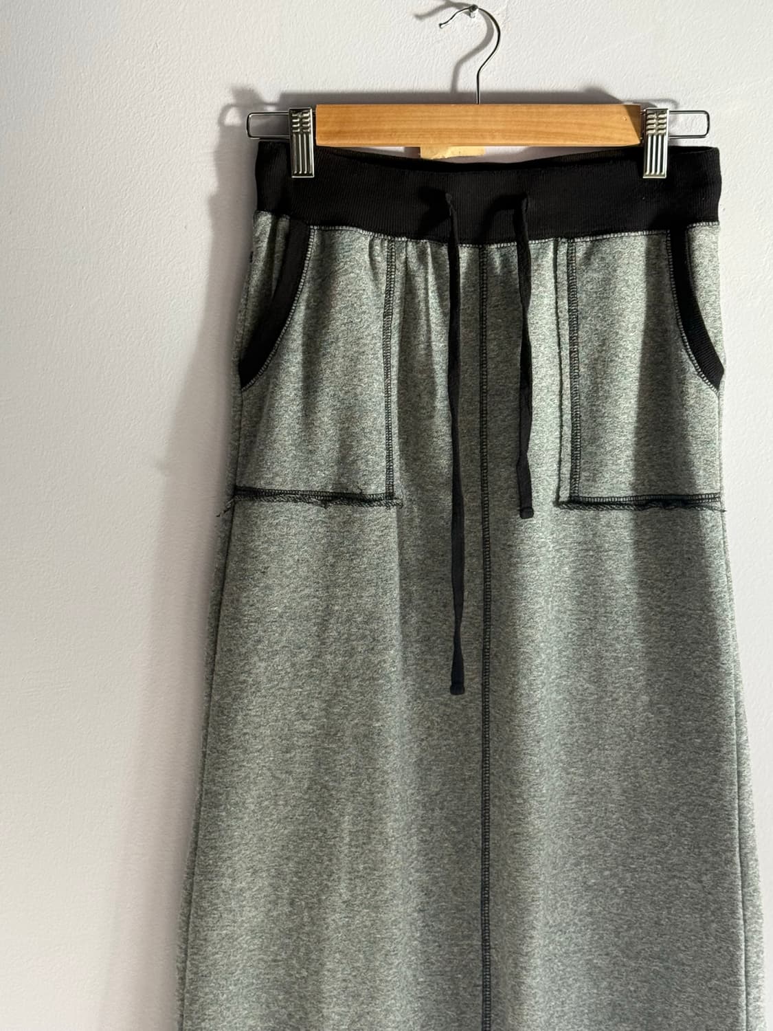 일본빈티지 그레이 스웻스커트 상품이미지5