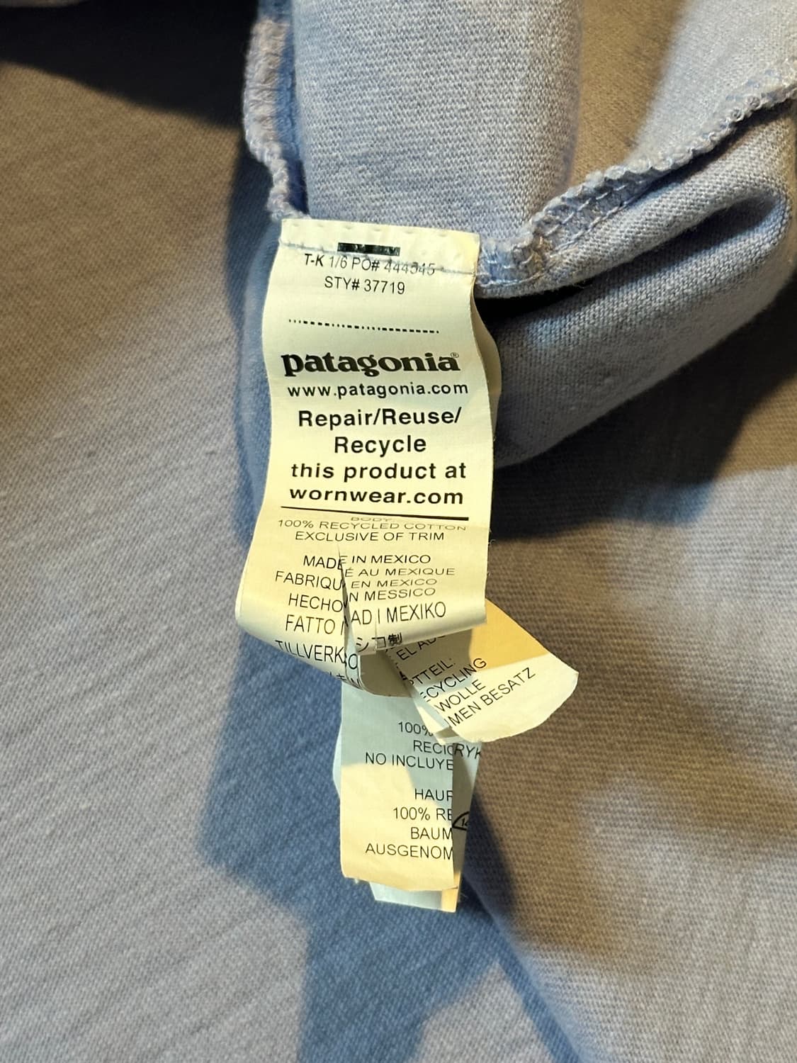 파타고니아 50 YEAR 리사이클드 코튼 포켓 롱슬리브 긴팔 상품이미지7