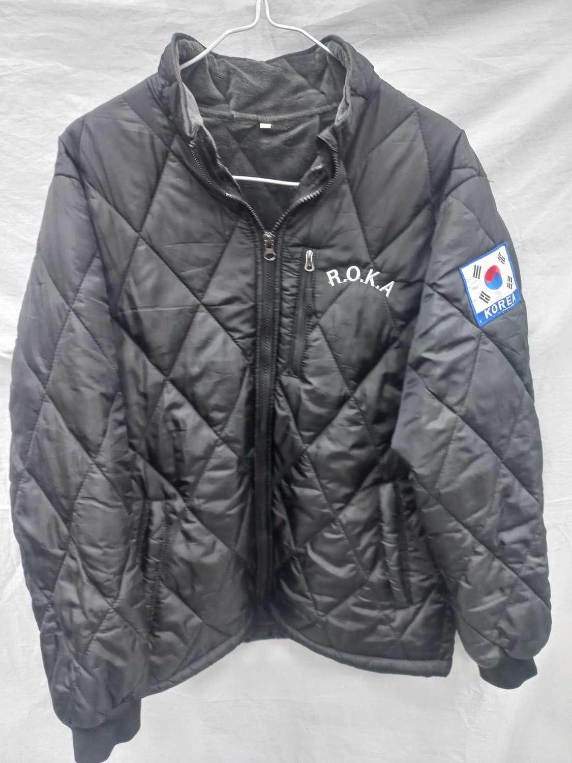 ROKA 블랙 누빔 깔깔이 (105) 상품이미지1