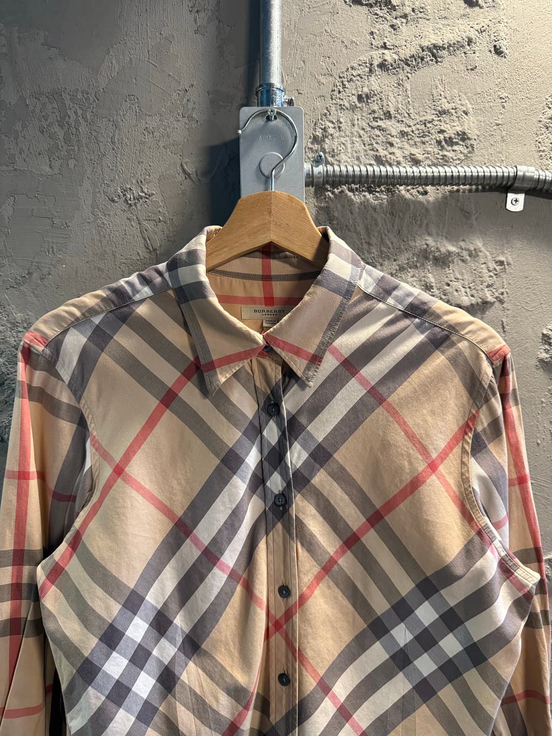 M 버버리BURBERRY 클래식 노바체크 셔츠 베이지 상품이미지4