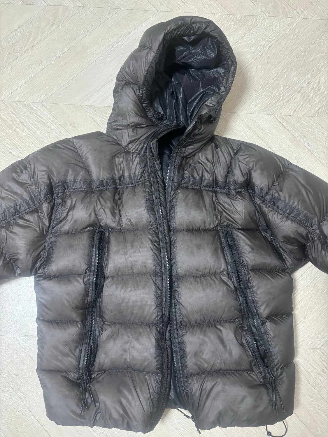 언어펙티드 LS 후드 다운 점퍼(M) 상품이미지1