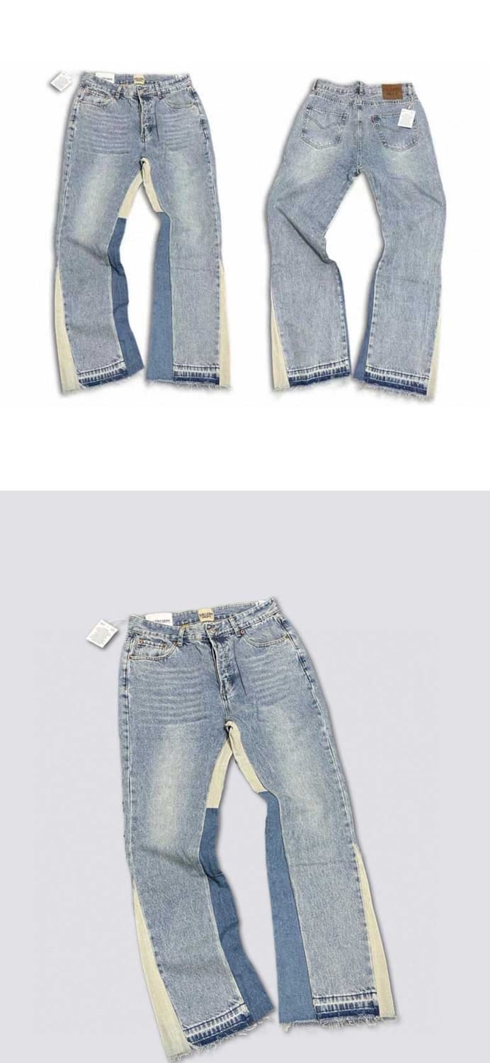 gallery dept 연청 밑단 디스 플레어 jean 청바지 상품이미지1