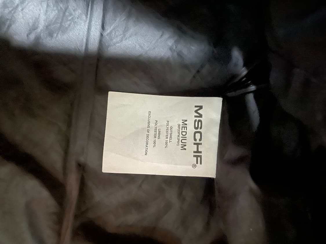 미스치프 퀼티드 후디드 자켓 블랙 상품이미지6