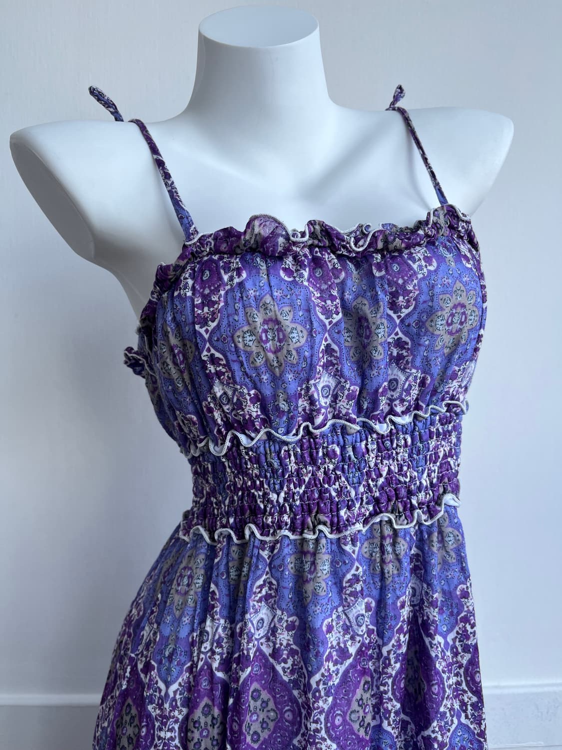 VENCE 바이올렛 에스닉 롱 원피스 상품이미지2