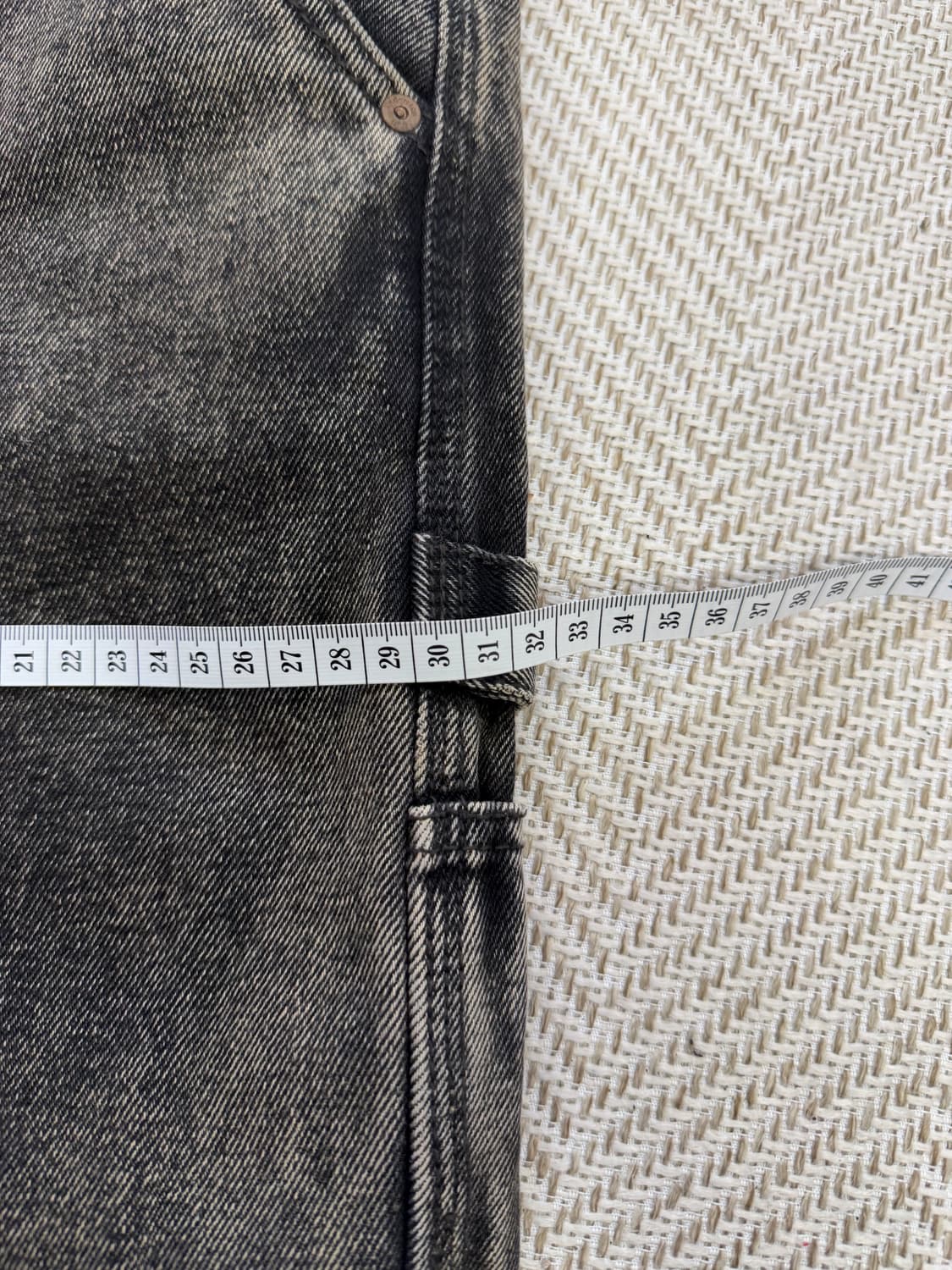 정품) 앤더슨벨 벨티드 카펜더 데님 31 상품이미지9