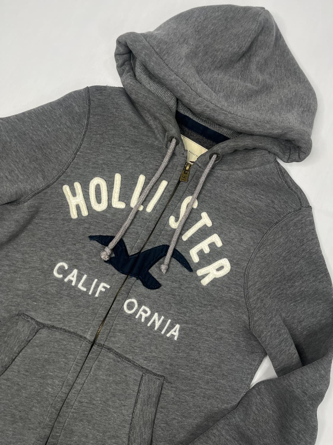 홀리스터 후드집업 그레이 상품이미지2