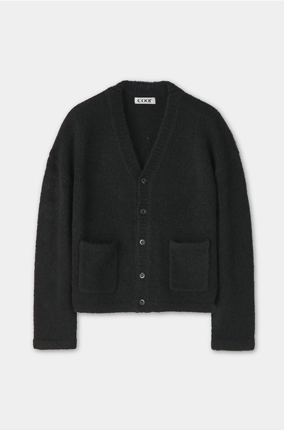 쿠어 coor 헤어리 소프트 알파카 가디건 L 상품이미지1