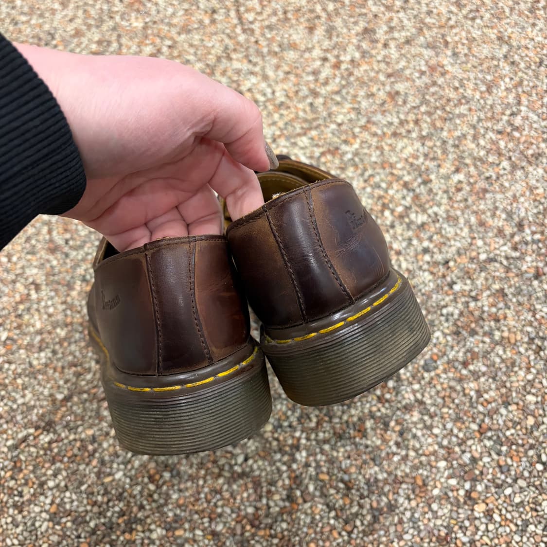 228. 닥터마틴1461 크레이즈호스 브라운 워커 상품이미지3