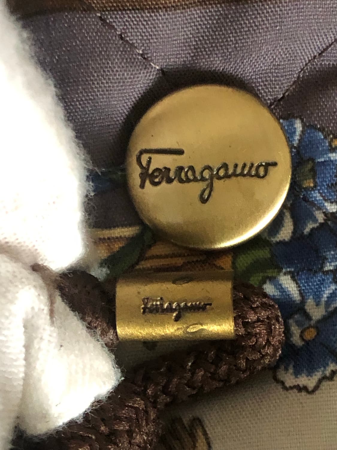 페라가모 프린팅 경량패딩 자켓 상품이미지7