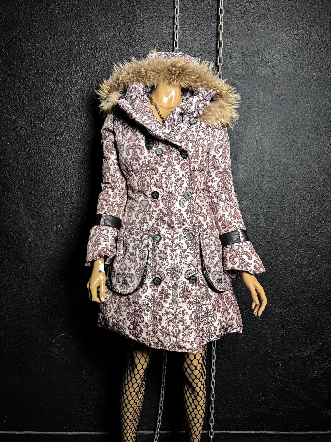 GIANFRANCO FERRE – Damask Pattern Fur 상품이미지1