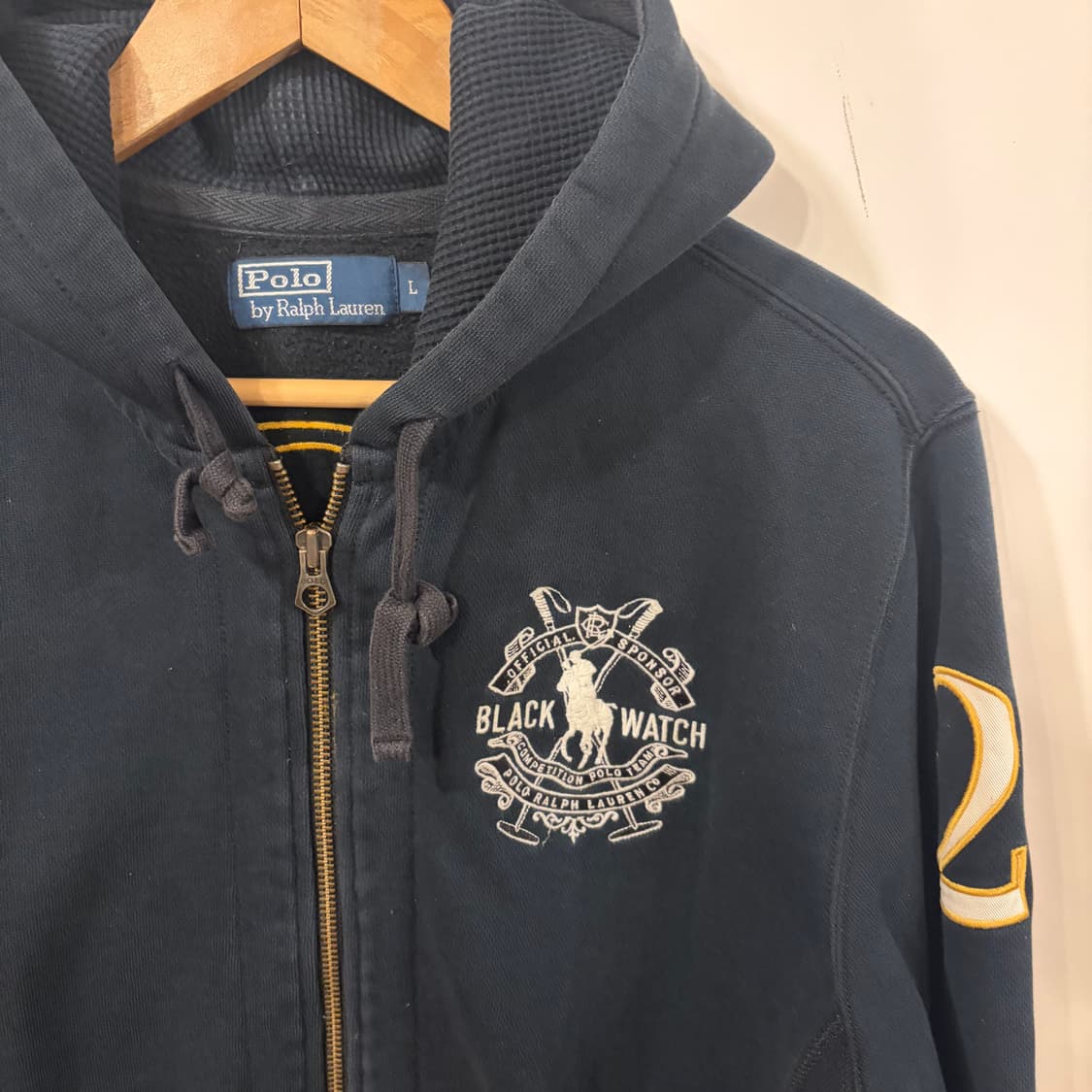 폴로 치프키프 블랙와치 후드집업L 상품이미지2