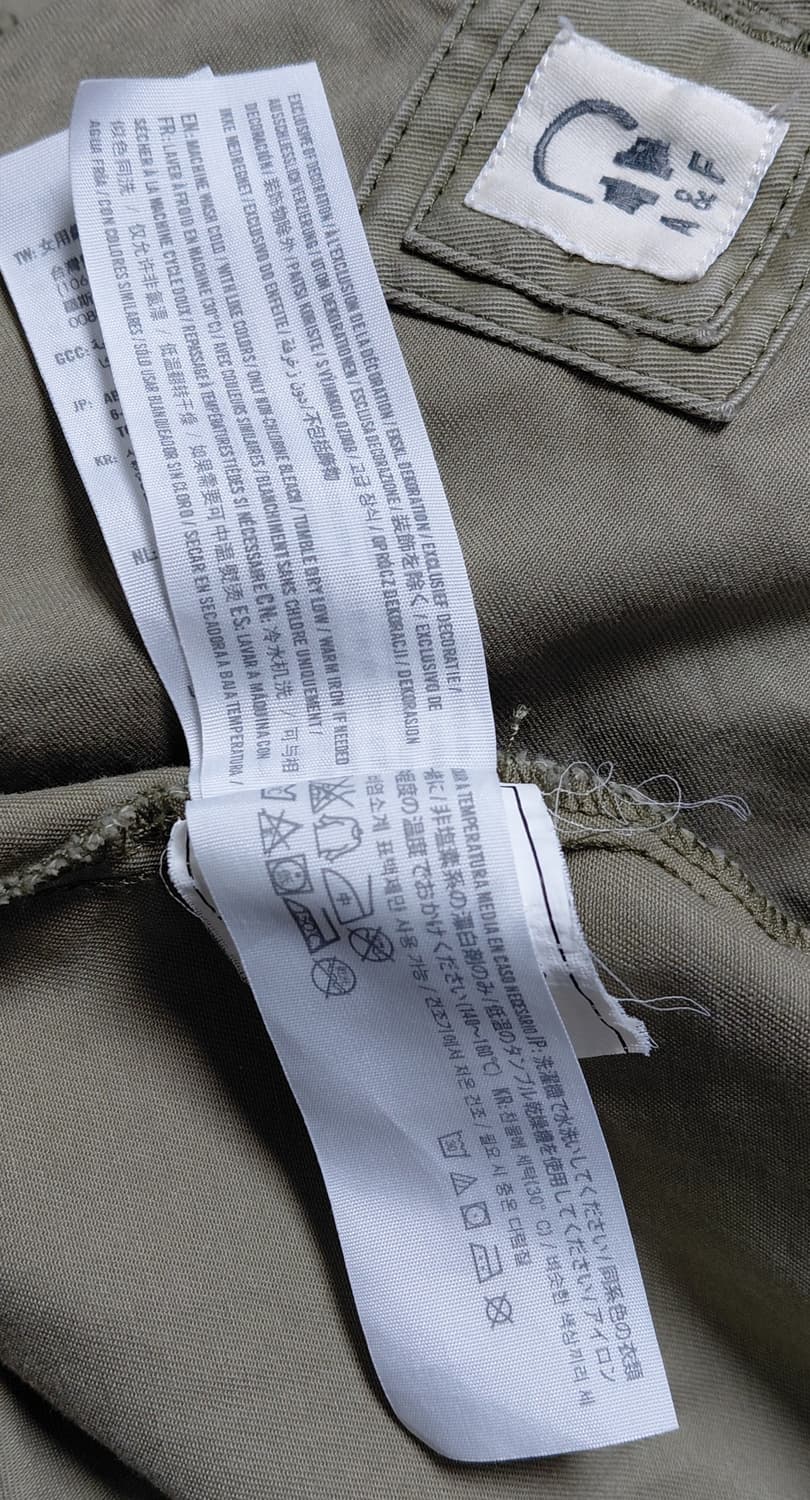 [L] 아베크롬비 여성 후드 야상 자켓 (카키) 상품이미지5