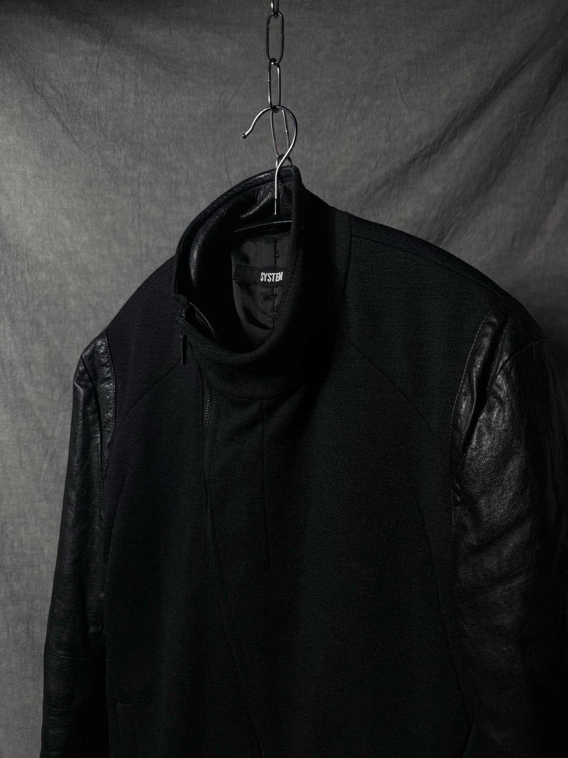 SYSTEM 암레더 비대칭 자켓 상품이미지4