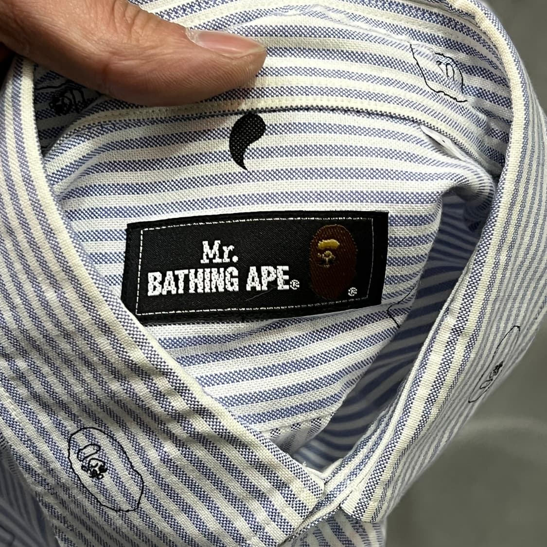  베이프 스트라이프 멀티로고 셔츠 y15841 상품이미지7