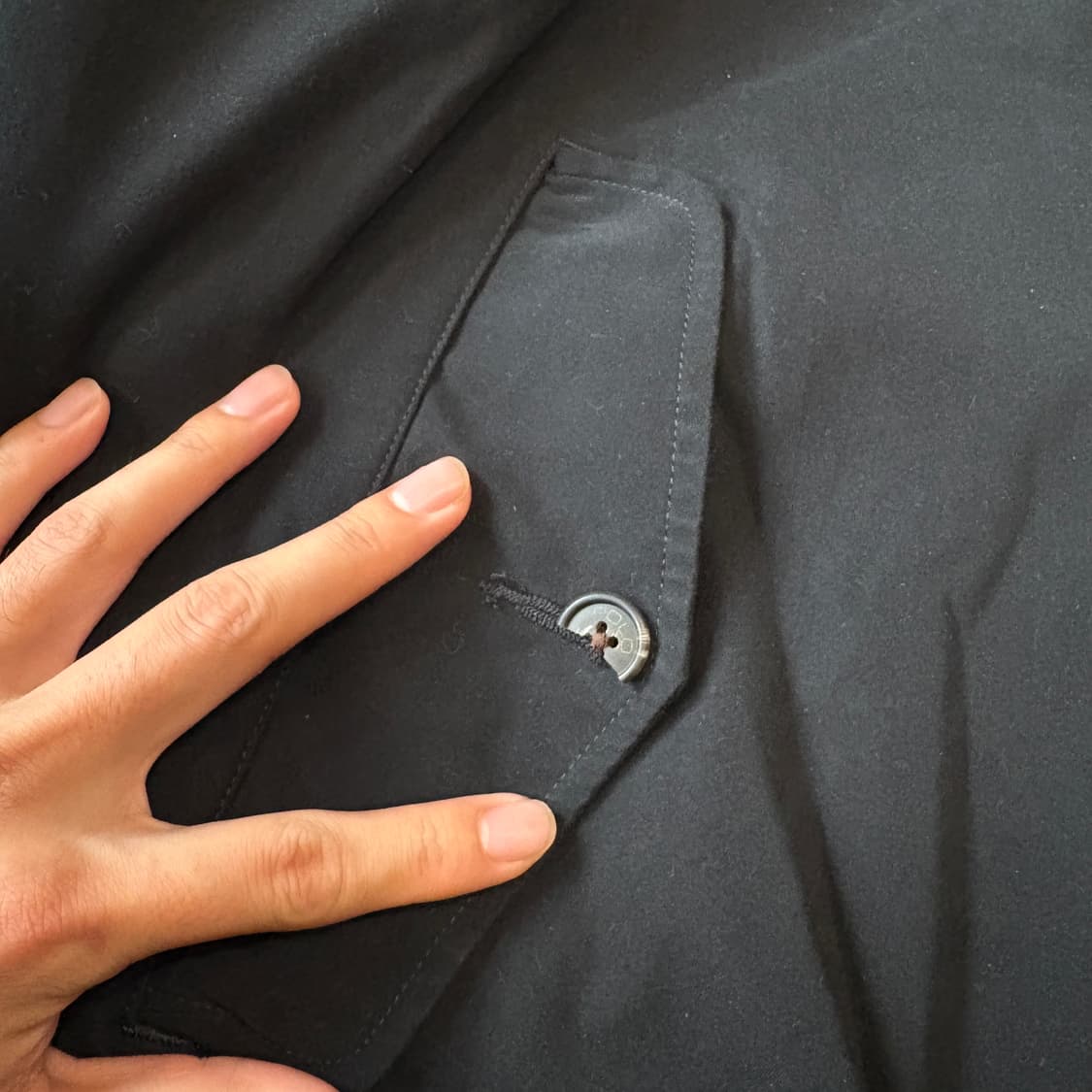 폴로 정푸 블랙 바이스윙 바라쿠다 코튼 자켓 상품이미지7