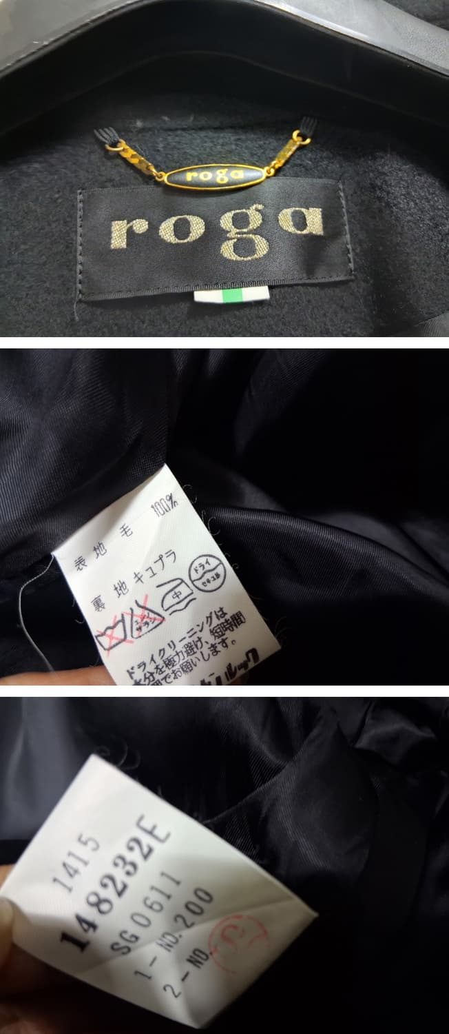 일본수입 roga퓨어캐시미어 롱코트 레트로 고풍스러운핏 77 상품이미지10