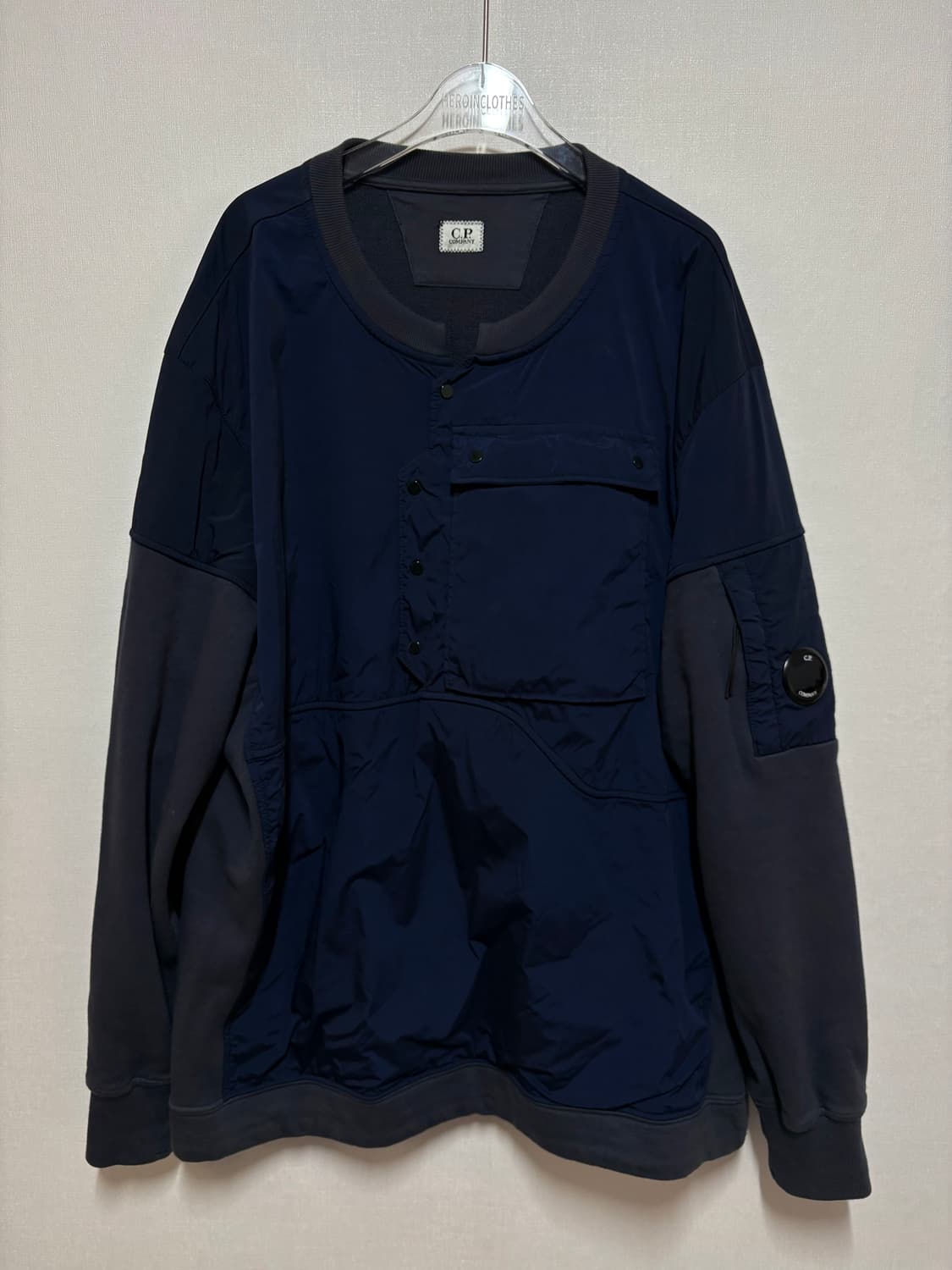 [2XL] C.P COMPANY NYLON METAL CREWNECK 상품이미지1