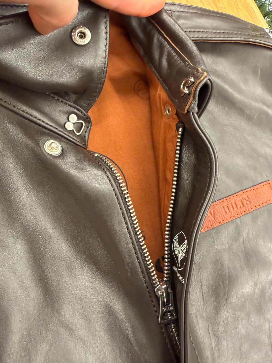 리얼시몬스 홀스하이드 A2 플아이트 자켓 상품이미지5