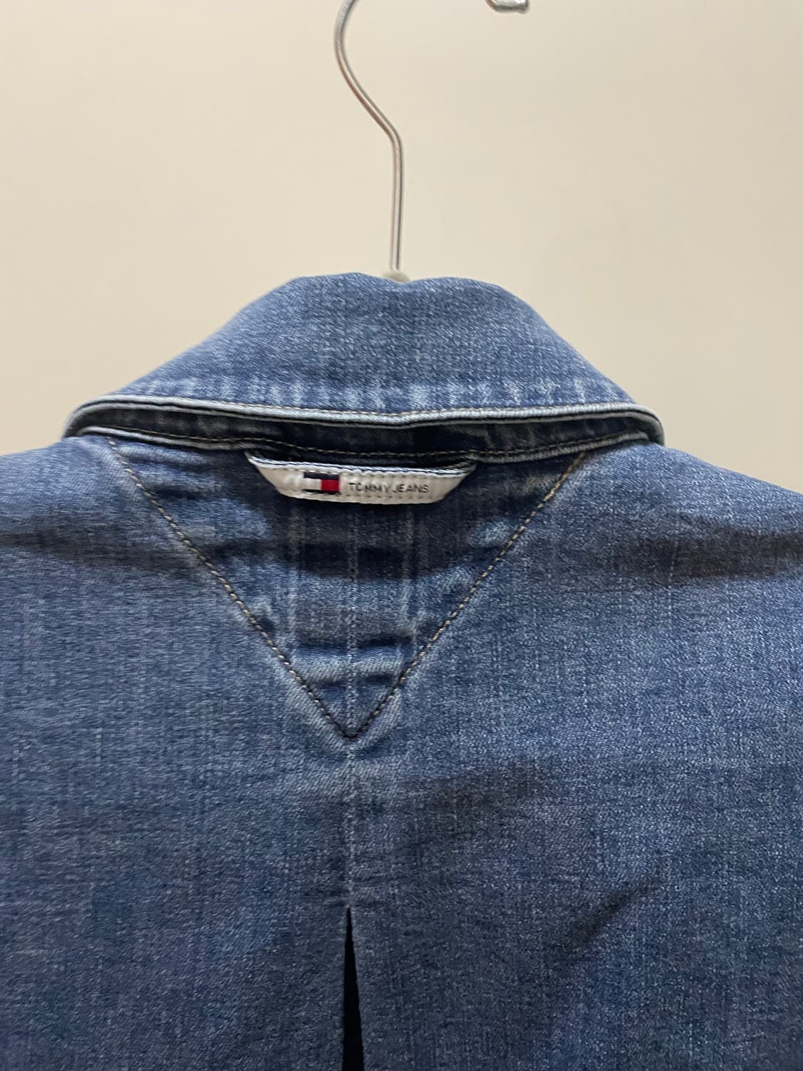 타미진스 크롭 청자켓 상품이미지2