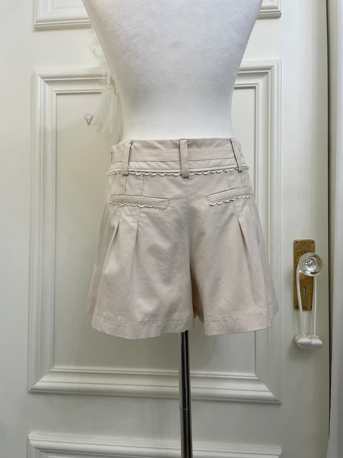 sheer pink bow point lovely mini pants 상품이미지4