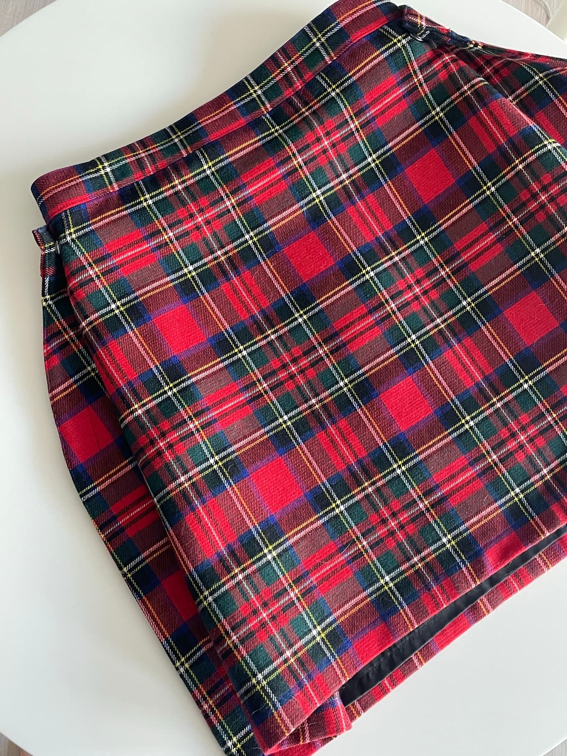 준야 와타나베x꼼데가르송 타탄 체크 스커트 XS 상품이미지6