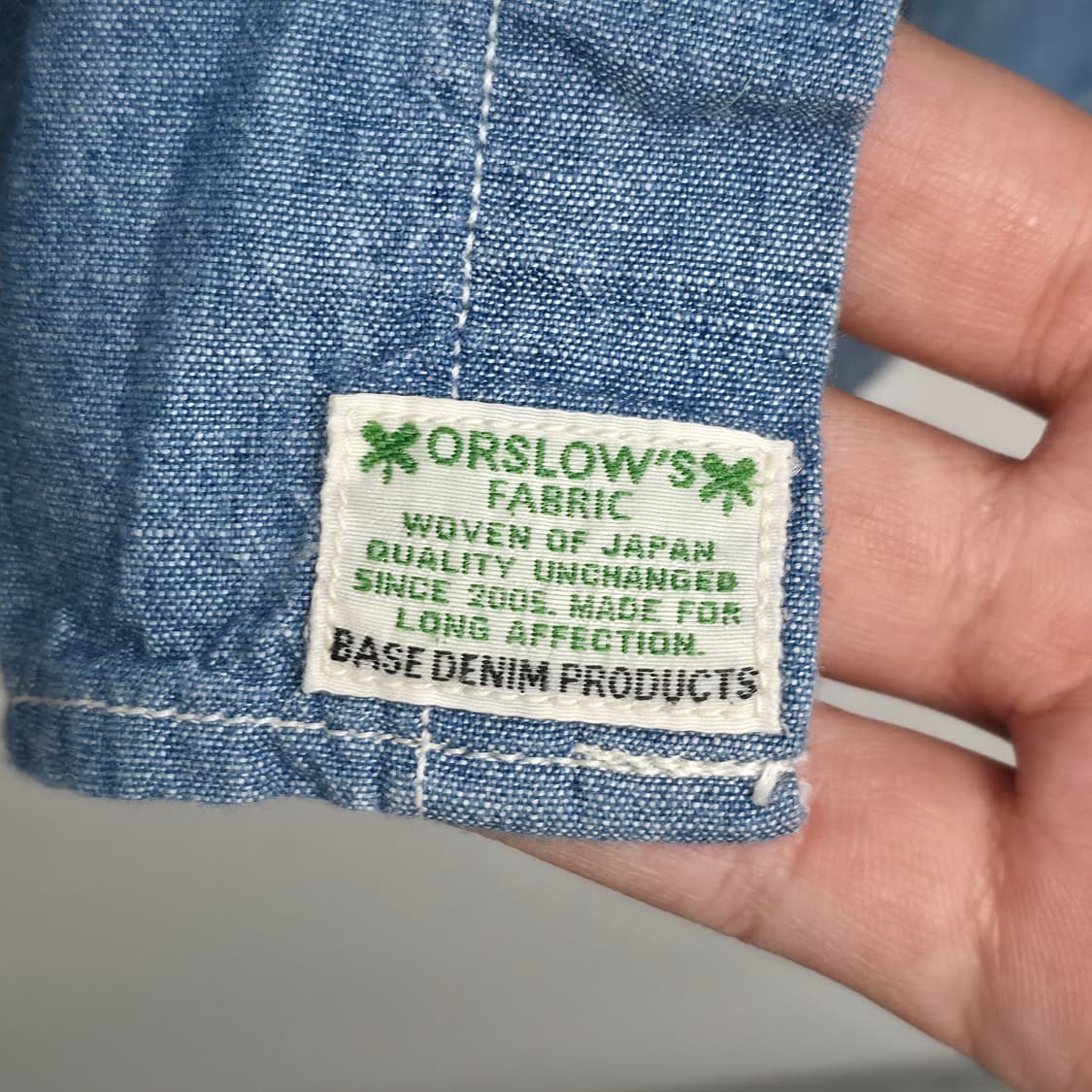 [2,M] 오어슬로우 버튼 다운 샴브레이 셔츠 상품이미지4