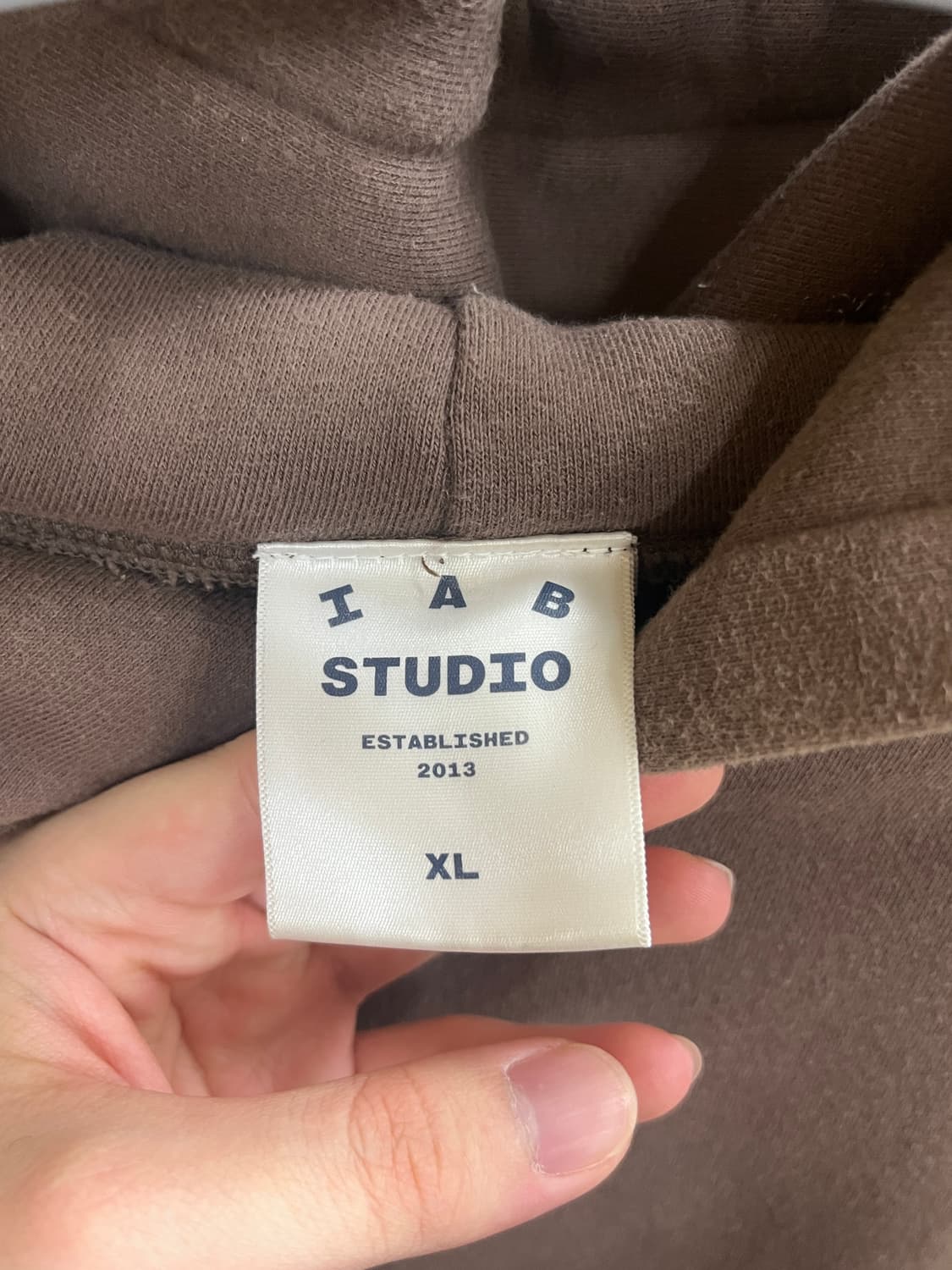 빈지노 착) IAB 스튜디오 한정판 하라주쿠 후드티 브라운 상품이미지5