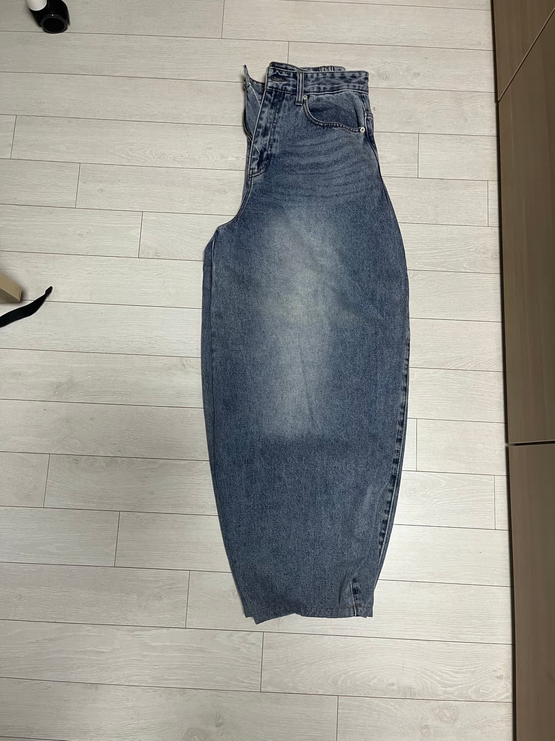 벌룬핏 연청 데님 상품이미지1