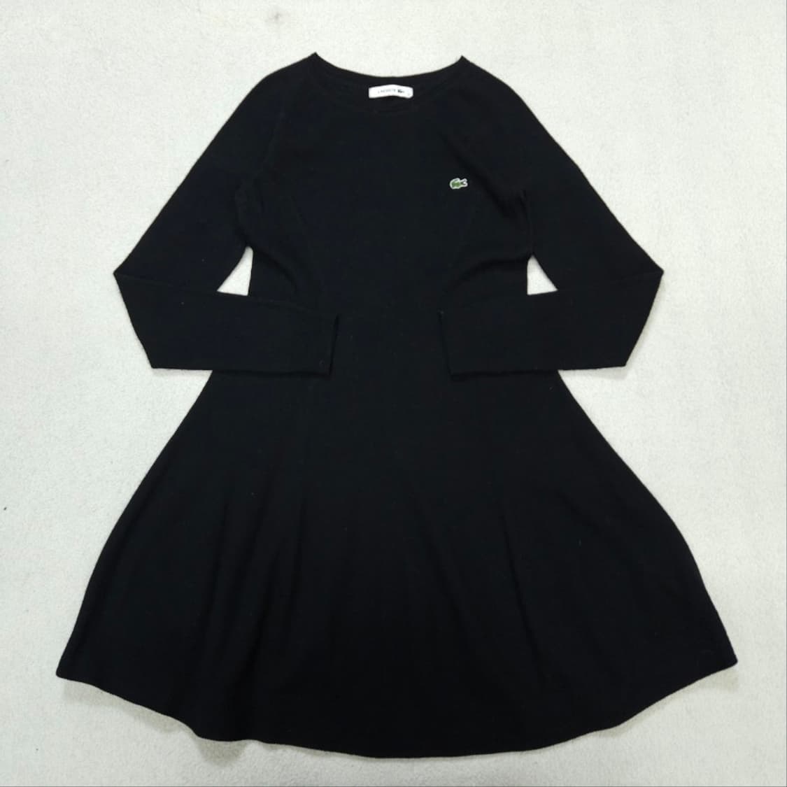 라코스테 울 니트 원피스 34 블랙 상품이미지2