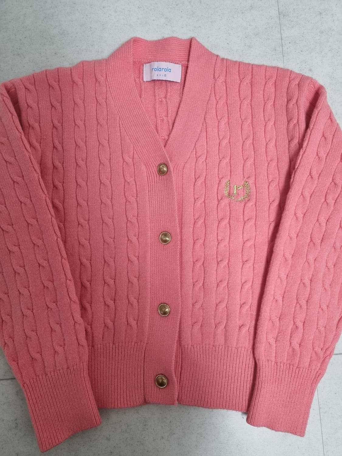 로라로라 케이블 가디건 (민니 착용) 상품이미지6